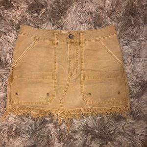 Free People Skirts - Canvas Relaxed Mini Skirt Free People Skirts - Canvas Relaxed Mini Skirt